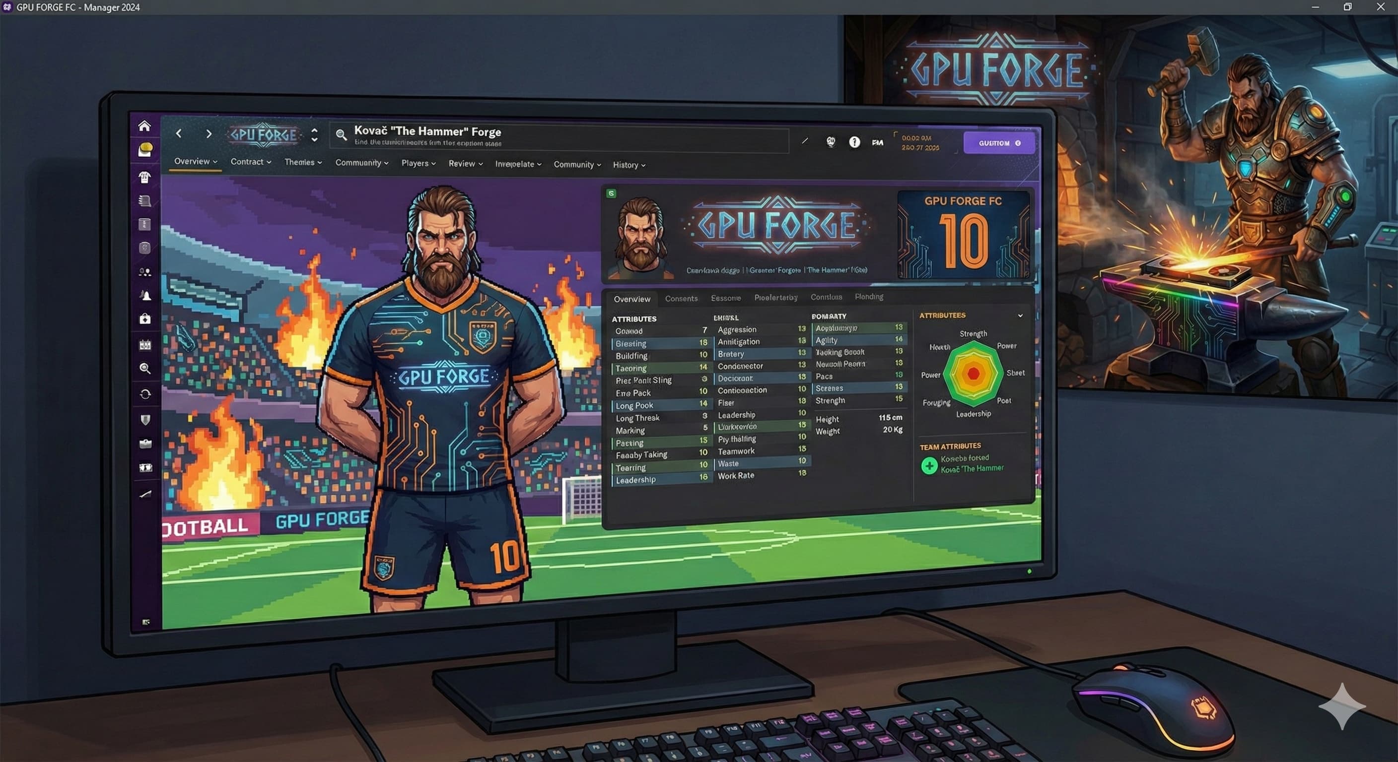 WebGPU Forge: More Than a Game – The Future of Football Simulation